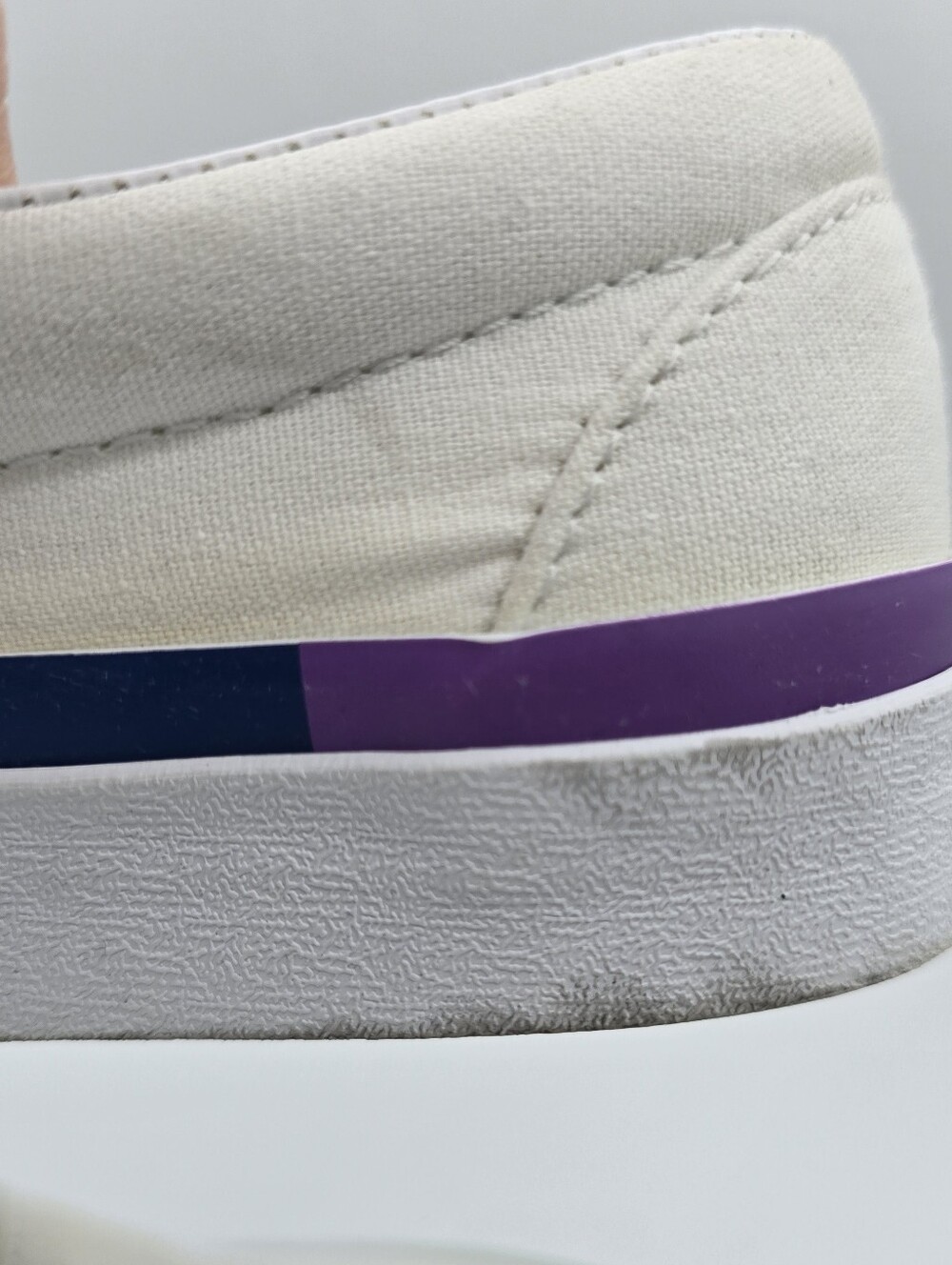 Vans - Unisex Classic Slip-On Pride Rainbow LGBTQ+ Canvas Shoes - Picture 6 of 8